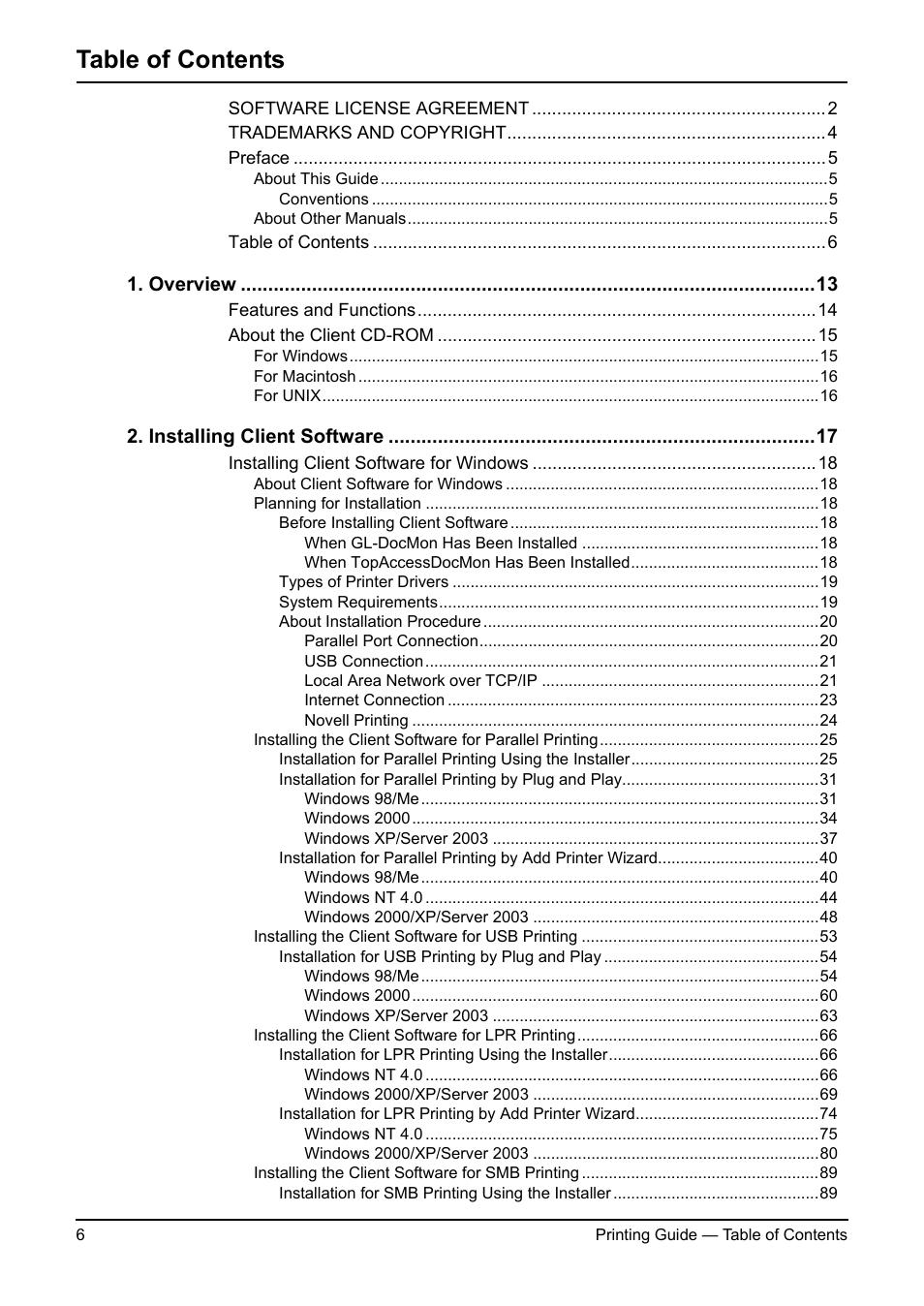 Toshiba ESTUDIO 3511 User Manual | Page 6 / 382