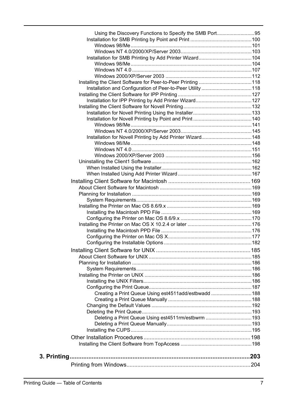 Printing | Toshiba ESTUDIO 3511 User Manual | Page 7 / 382