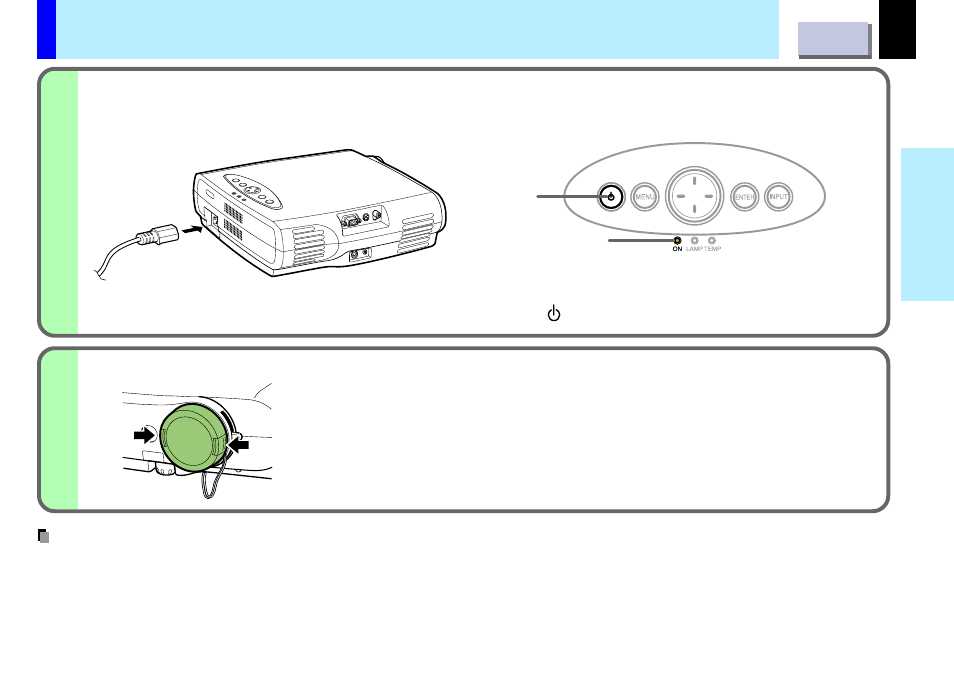 Floor-mounted projector placement (continued) | Toshiba TLP-B2U User Manual | Page 18 / 67