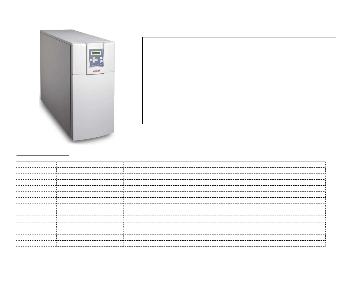 Toshiba 1600EP Series User Manual | 3 pages