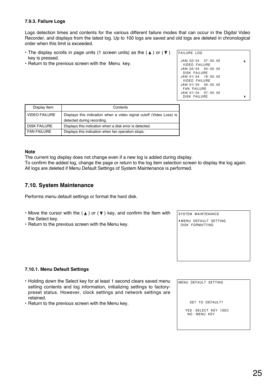 System maintenance | Toshiba C-DR0101 User Manual | Page 25 / 56
