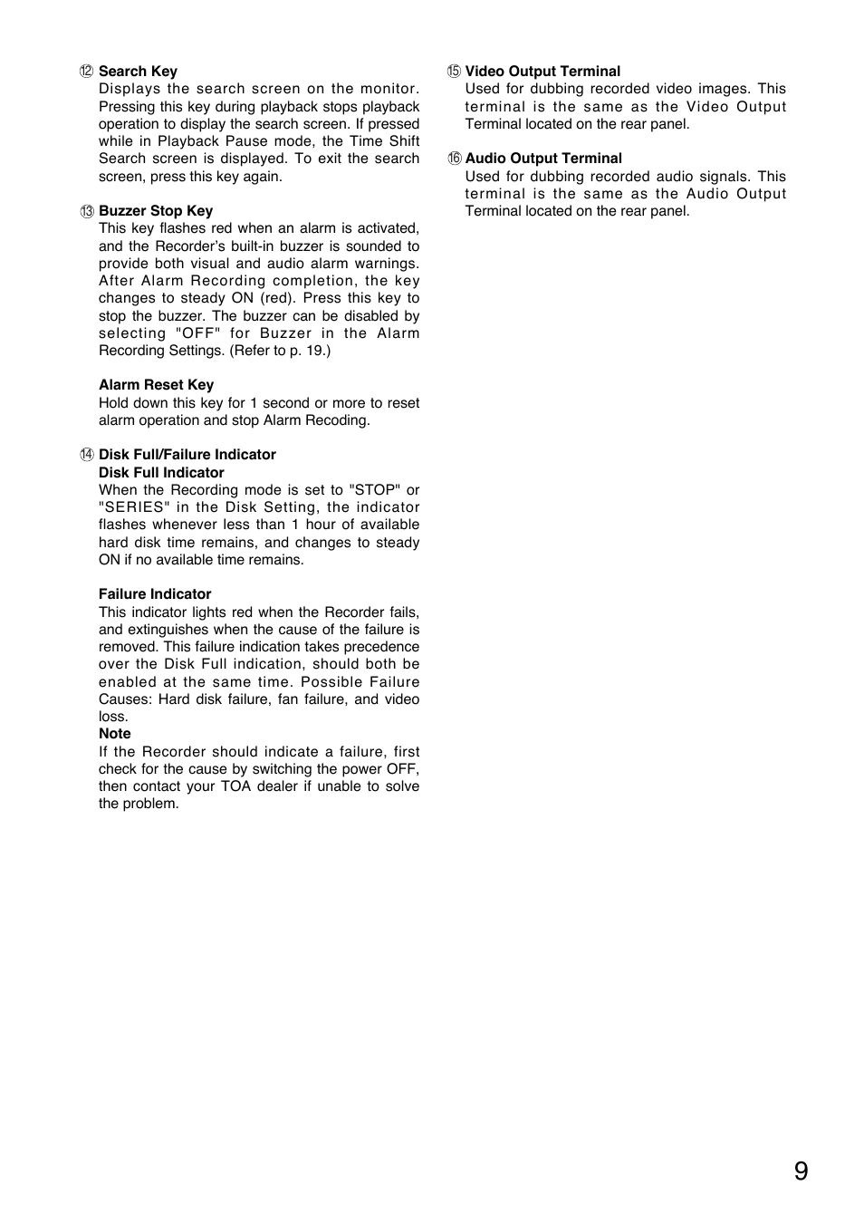 Toshiba C-DR0101 User Manual | Page 9 / 56