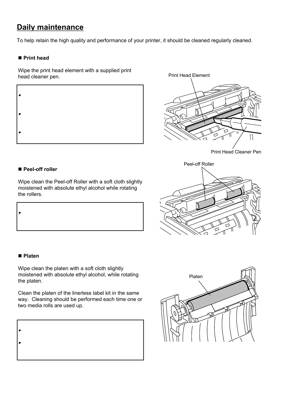 Daily maintenance | Toshiba B-EP4DL User Manual | Page 19 / 28