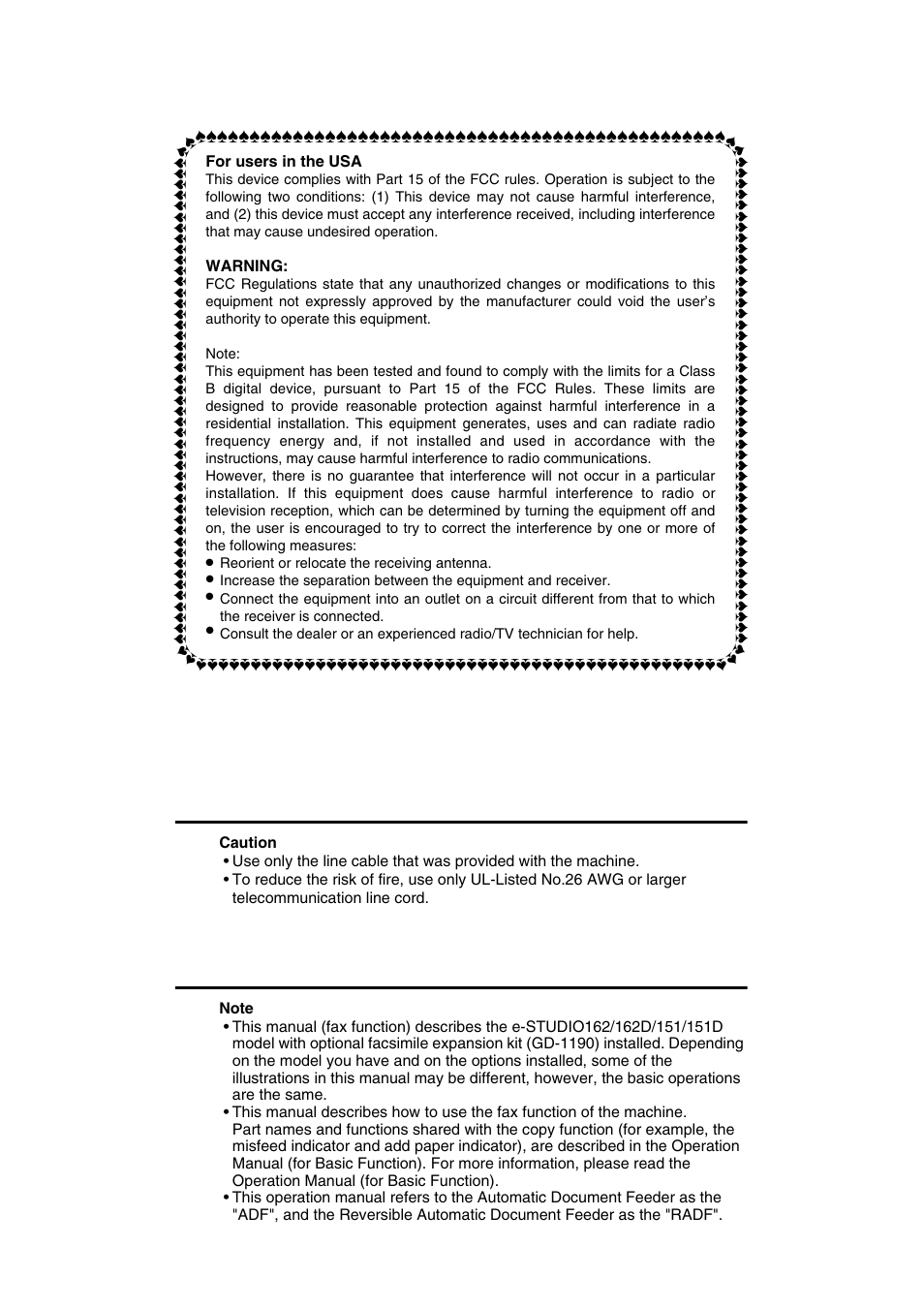 Toshiba 151D User Manual | Page 2 / 104