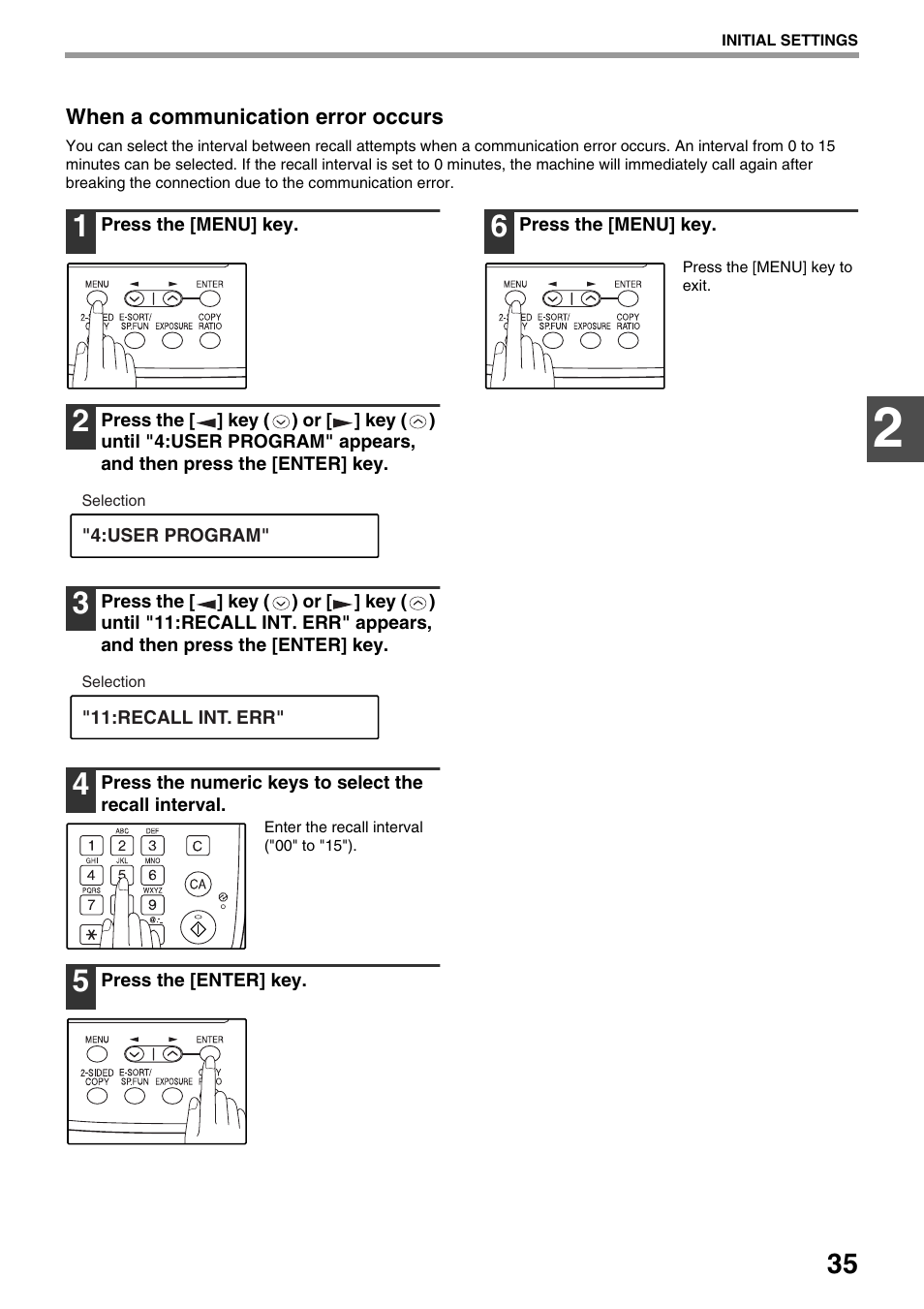 When a communication error occurs | Toshiba 151D User Manual | Page 39 / 104