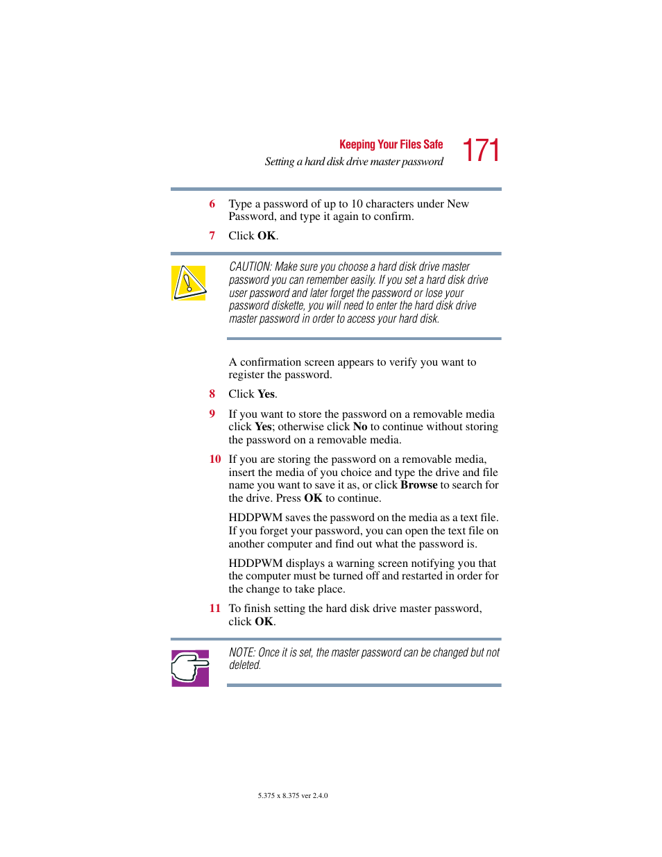 Toshiba PORT User Manual | Page 171 / 243