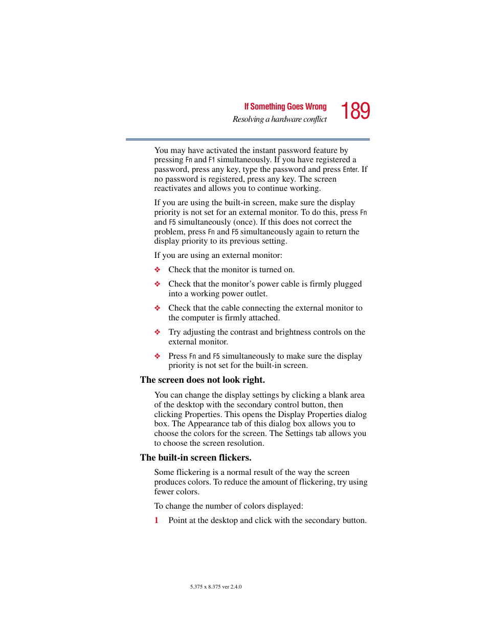 Toshiba PORT User Manual | Page 189 / 243