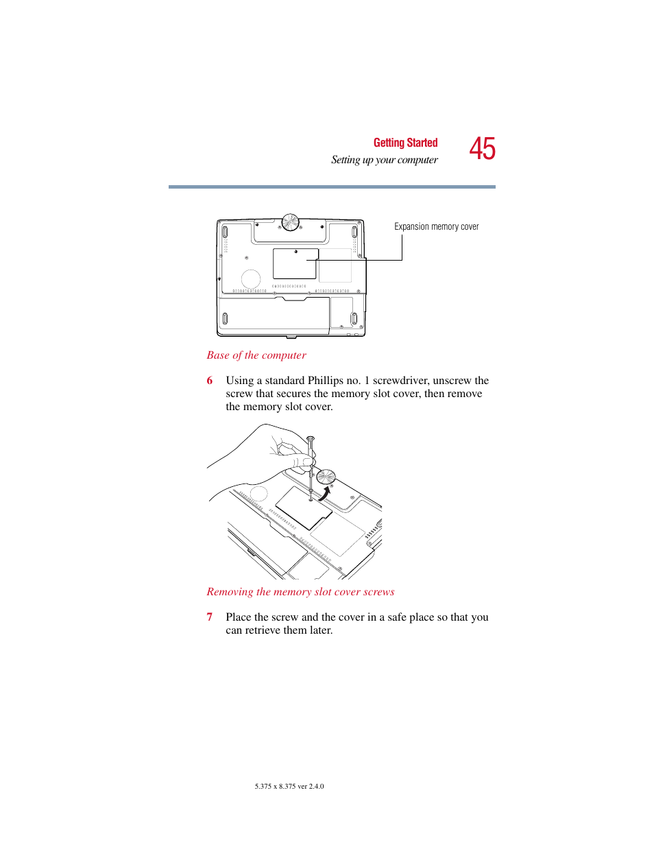 Toshiba PORT User Manual | Page 45 / 243