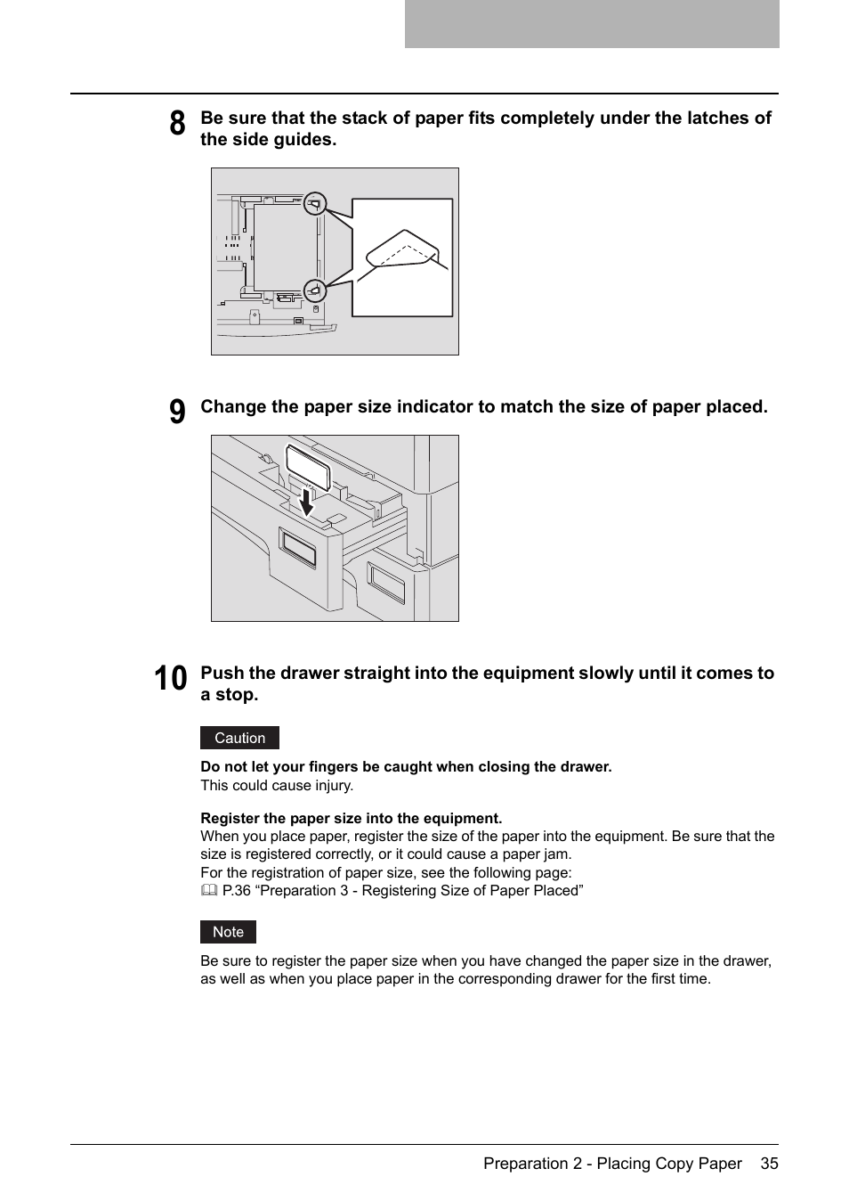Toshiba Printer DP-1810 User Manual | Page 37 / 110