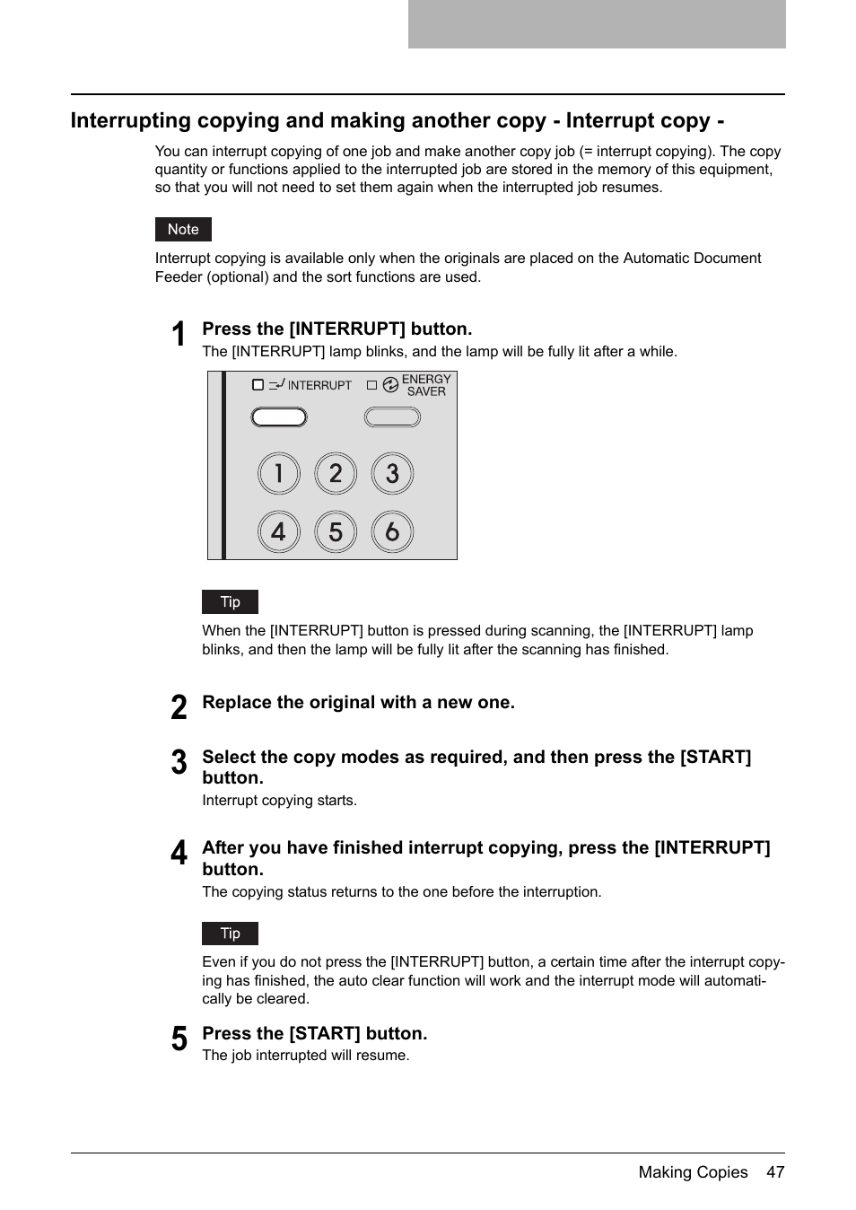 Toshiba Printer DP-1810 User Manual | Page 49 / 110