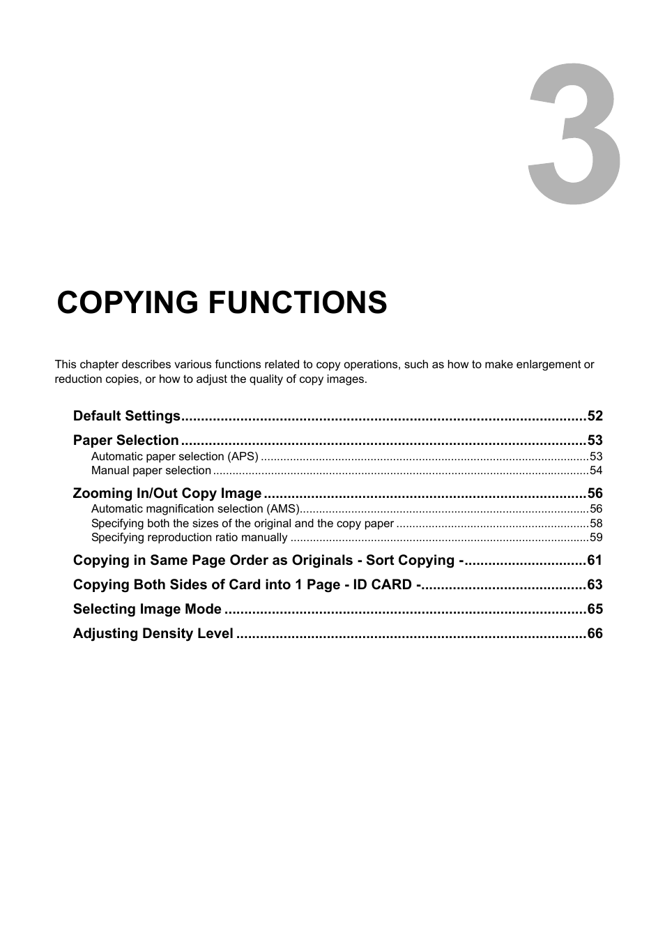 Copying functions, Chapter 3, P.51 “copying functions | Toshiba Printer DP-1810 User Manual | Page 53 / 110