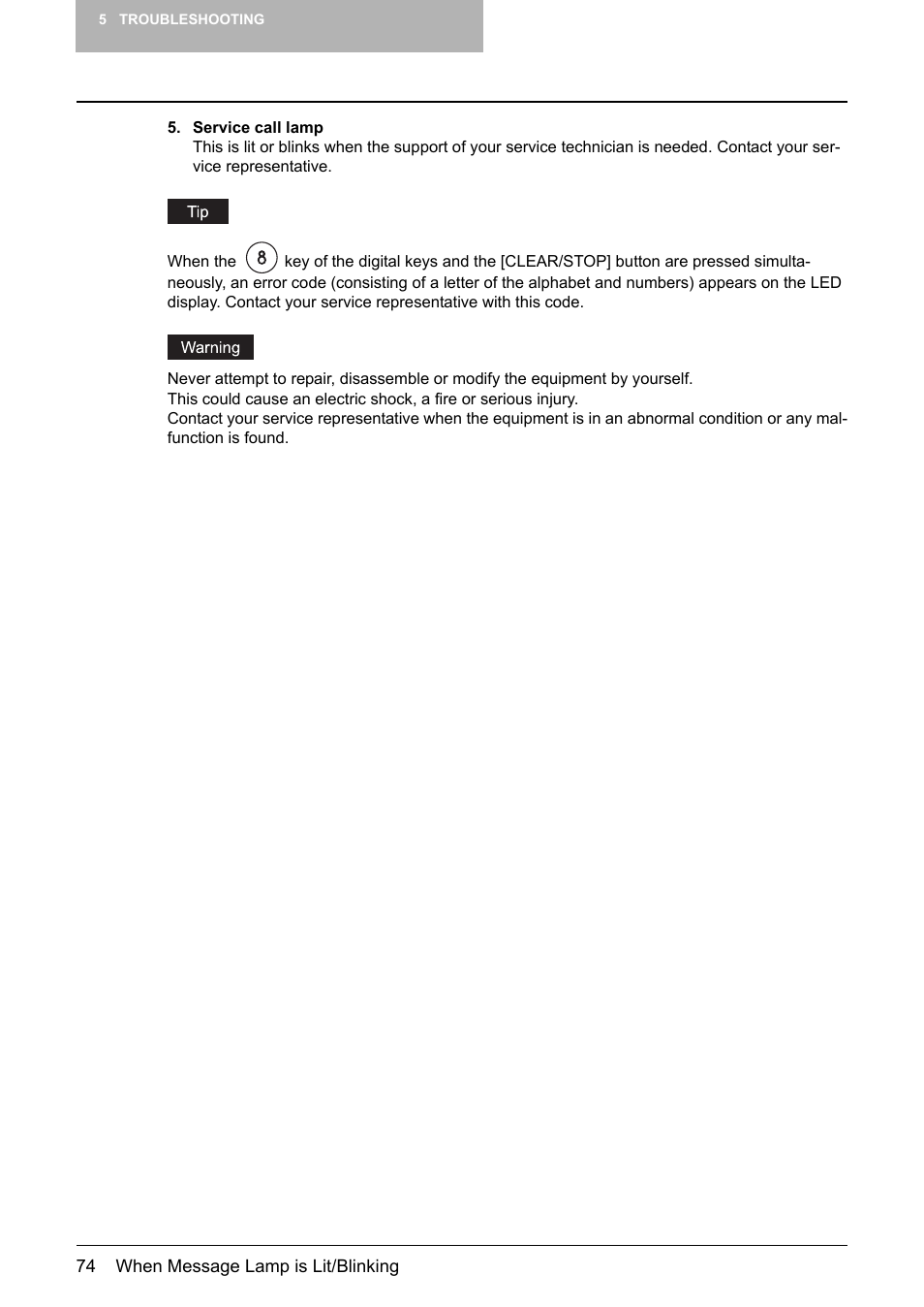 Toshiba Printer DP-1810 User Manual | Page 76 / 110