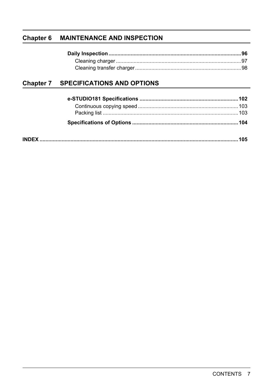 Toshiba Printer DP-1810 User Manual | Page 9 / 110