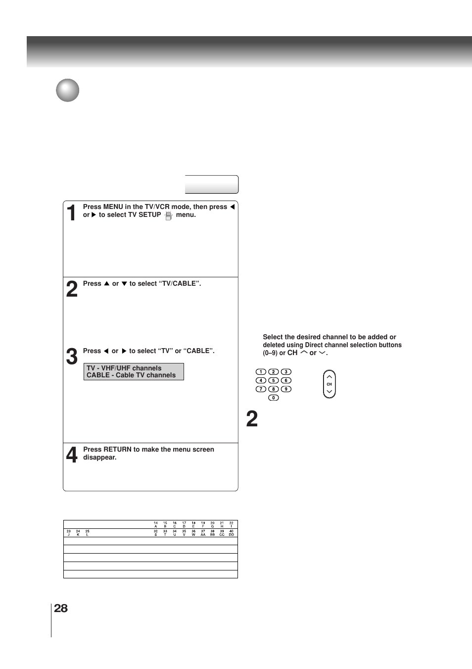 Toshiba MW30G71 User Manual | Page 28 / 84