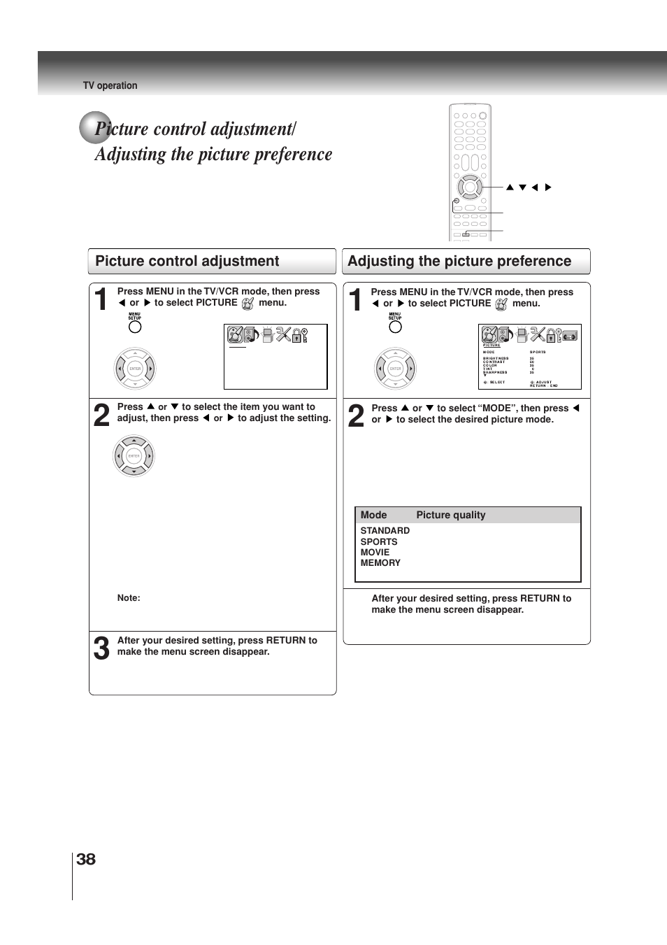 Toshiba MW30G71 User Manual | Page 38 / 84