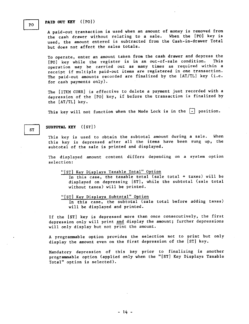 Toshiba TEC MA-1040-400 Series User Manual | Page 18 / 64