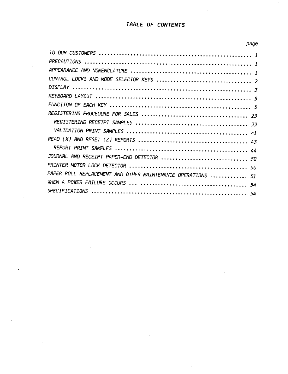 Toshiba TEC MA-1040-400 Series User Manual | Page 3 / 64