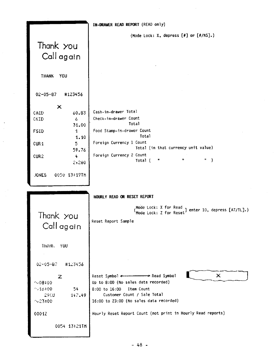 Call again | Toshiba TEC MA-1040-400 Series User Manual | Page 52 / 64