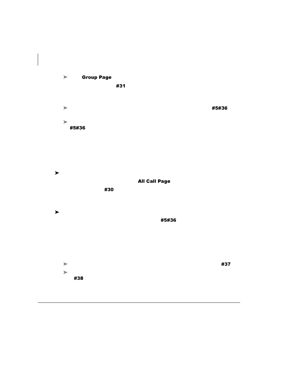 Answering a page, All call page, Emergency page | Toshiba IPT User Manual | Page 64 / 116