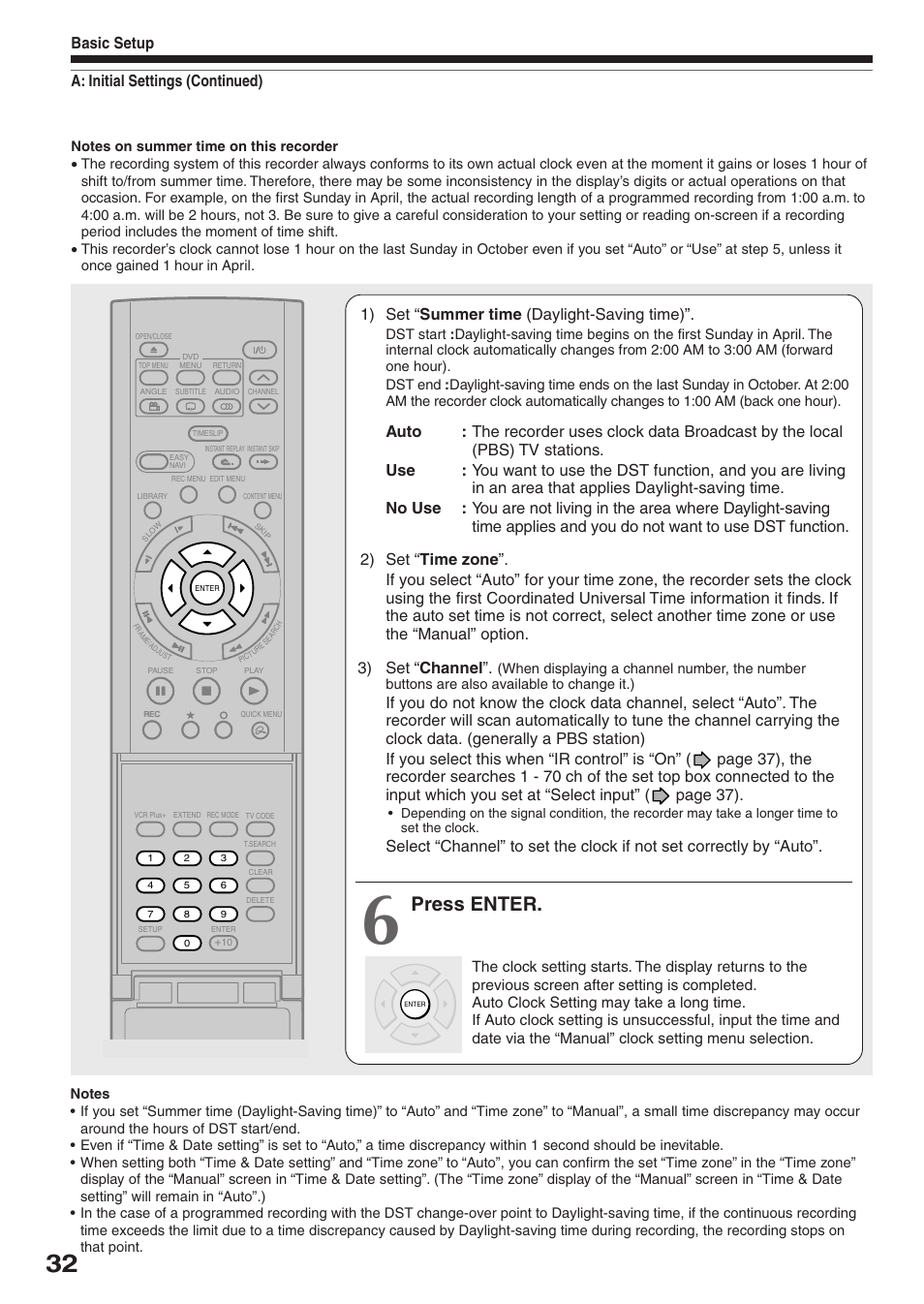 Press enter | Toshiba D-R2SU User Manual | Page 32 / 56