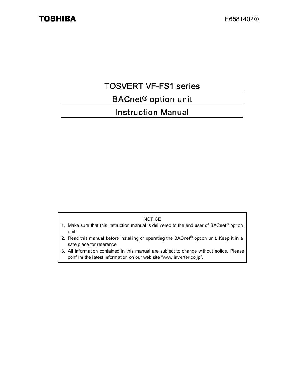 Toshiba BCN002Z User Manual | 16 pages