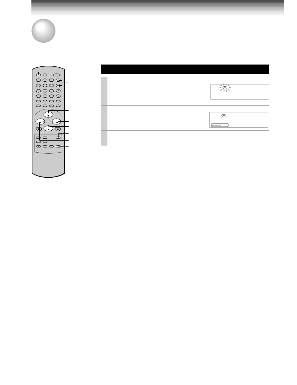 Playback, Adjusting the tracking, 19 µ head | Basic playback, Play, Stop | Toshiba W-707 User Manual | Page 20 / 49