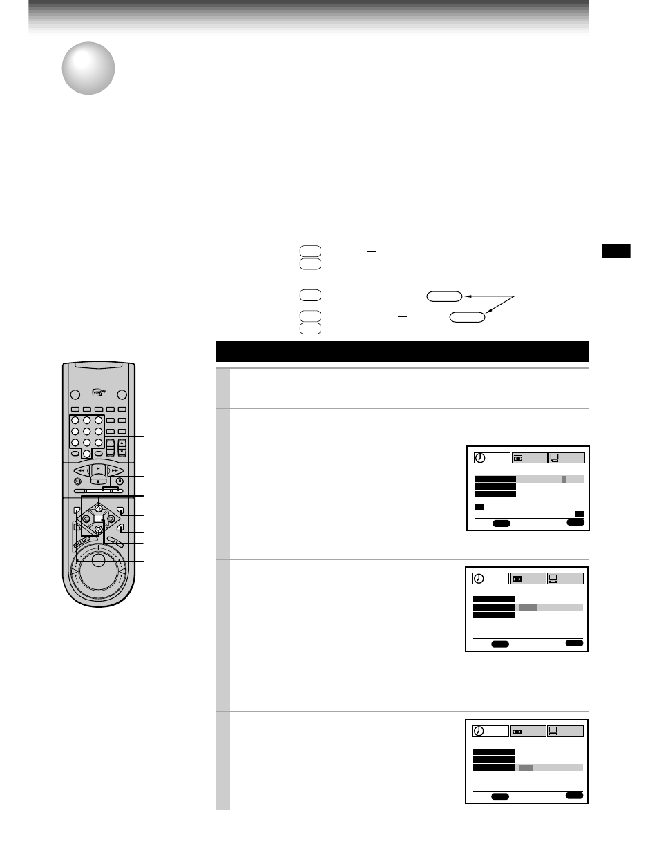 Recording, System recording, Vcr plus+ c | System programming, Vcr plus, Cursor up, Cursor down, Press, Enter a pluscode, Programming number | Toshiba W-707 User Manual | Page 31 / 49