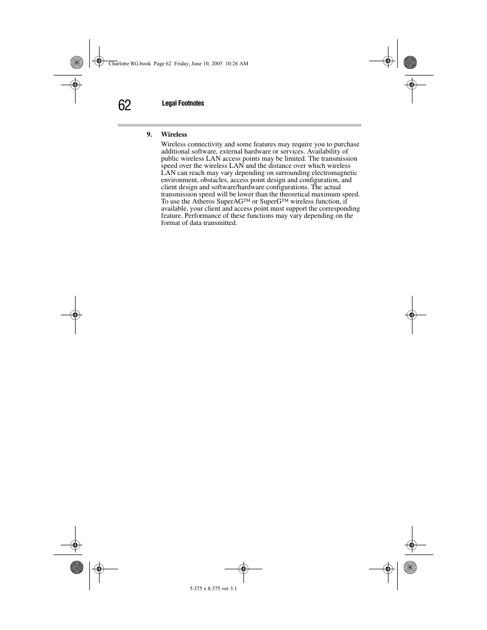 Toshiba PDR-M60 User Manual | Page 62 / 64