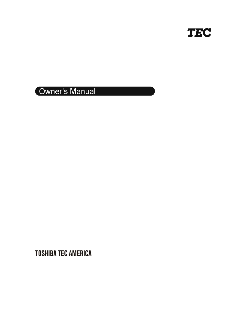 Toshiba TEC FS-3700 R4 Series User Manual | Page 3 / 134