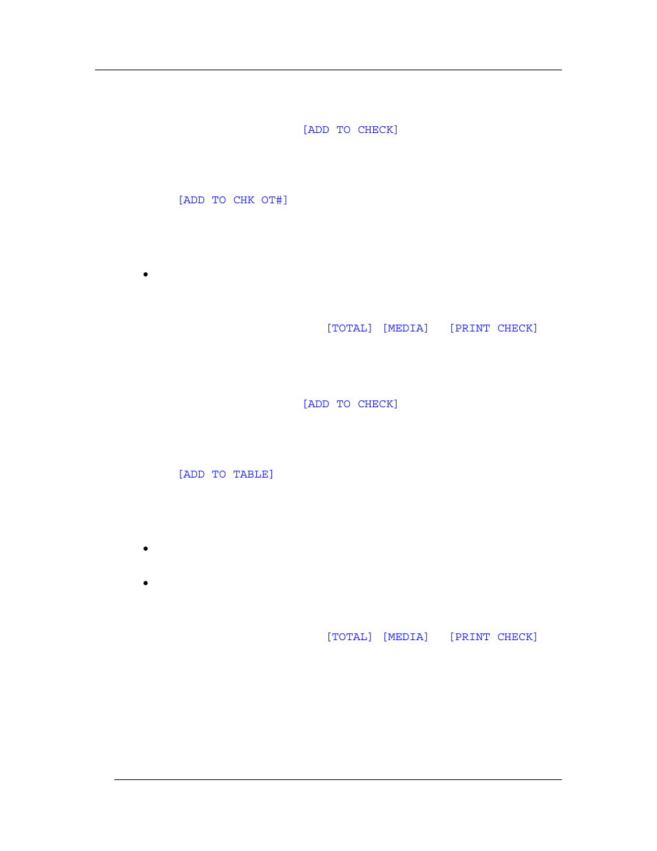 3 add to stored check by order type, 4 add new check to stored check with table | Toshiba TEC FS-3700 R4 Series User Manual | Page 69 / 134
