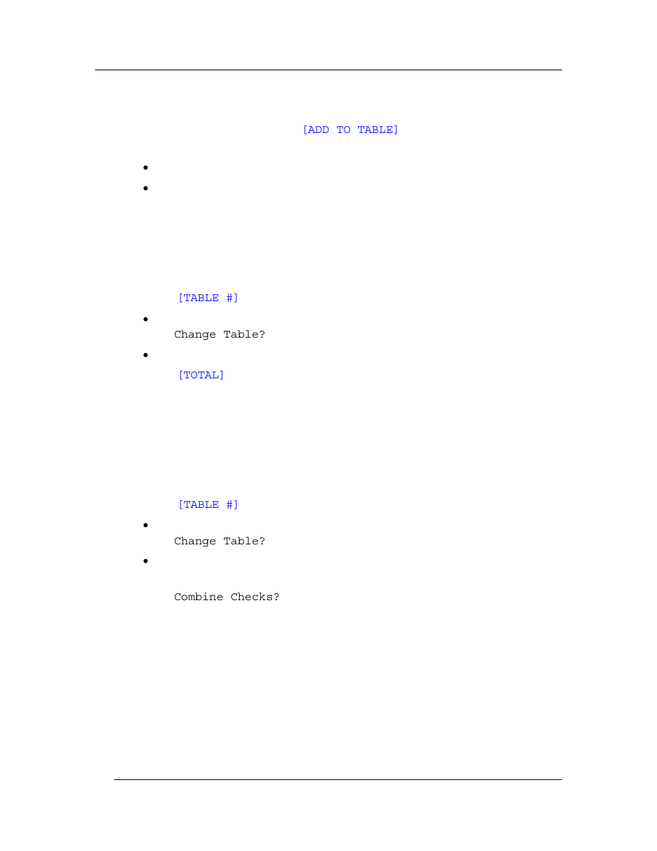 5 combine stored checks to one table | Toshiba TEC FS-3700 R4 Series User Manual | Page 70 / 134