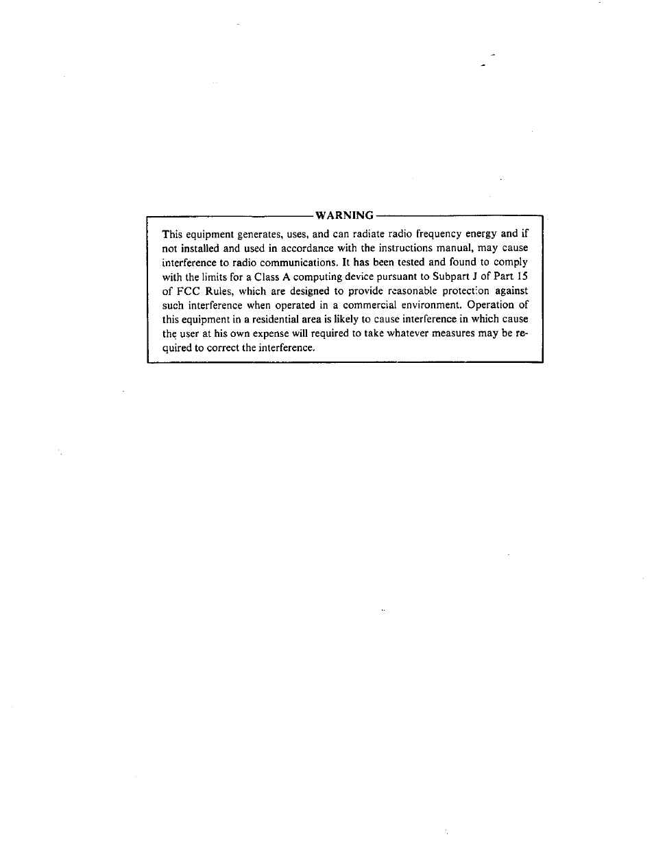 Warning | Toshiba MA-1050-100 Series User Manual | Page 2 / 96