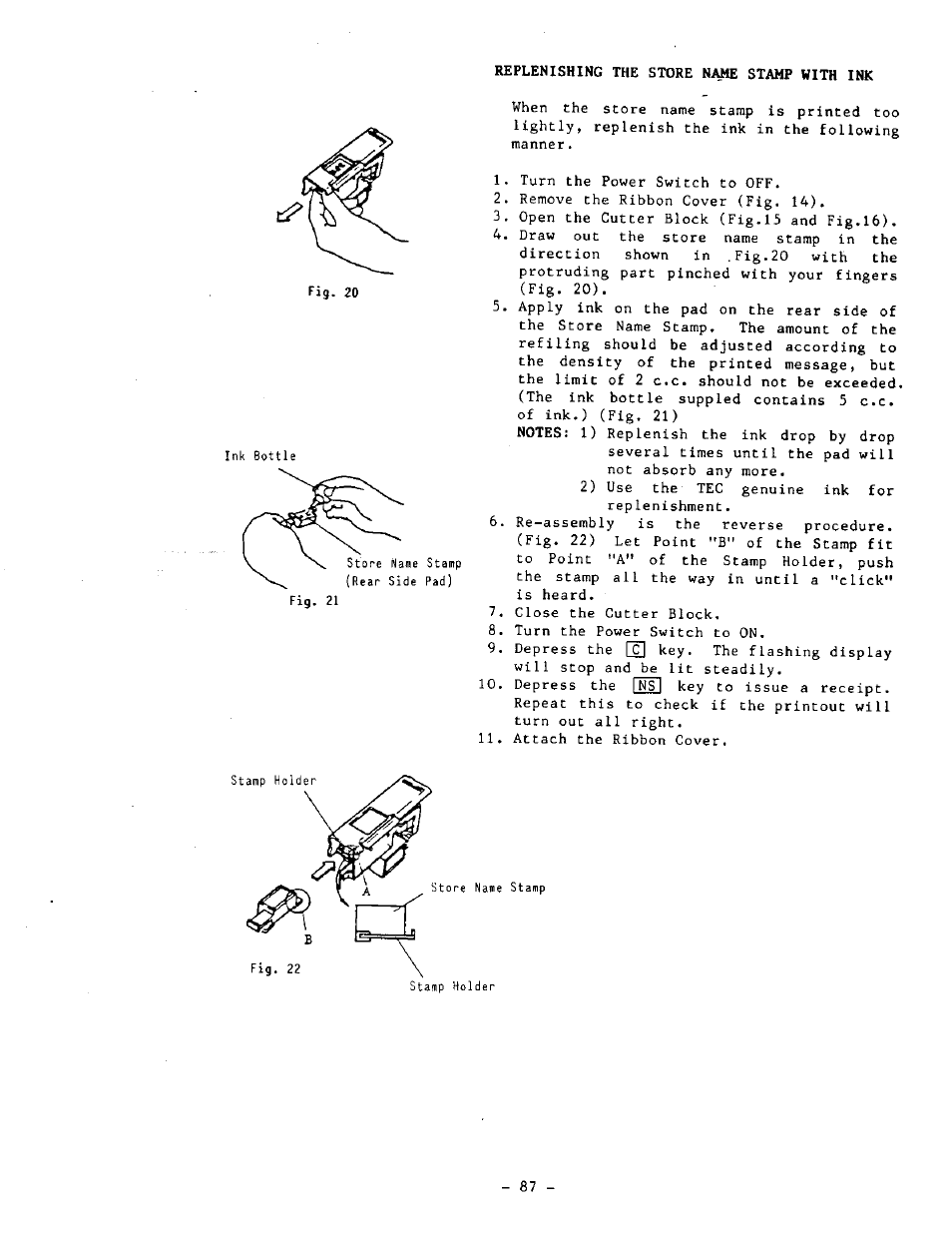 Toshiba MA-1050-100 Series User Manual | Page 91 / 96