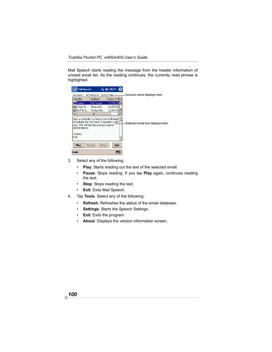 Toshiba e405 User Manual | Page 100 / 118