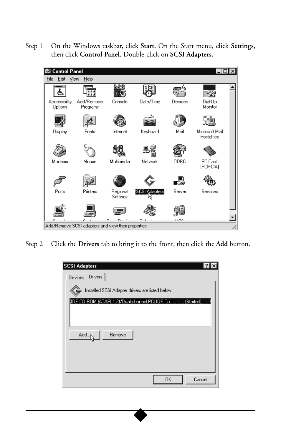 Windows nt 4.0 | Toshiba Parallel Port Flash Card Reader User Manual | Page 10 / 33