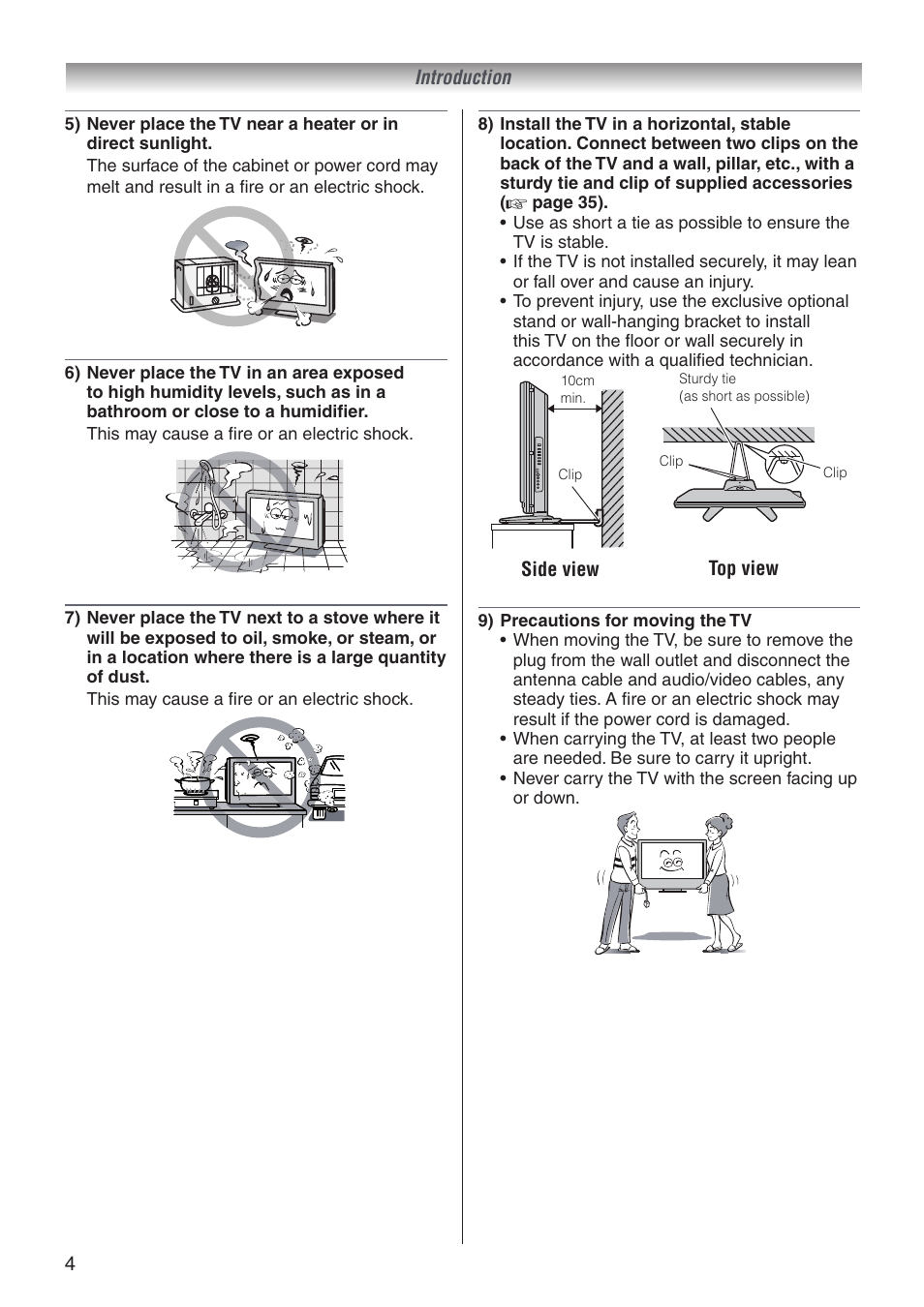 Toshiba 32A3500T User Manual | Page 4 / 36