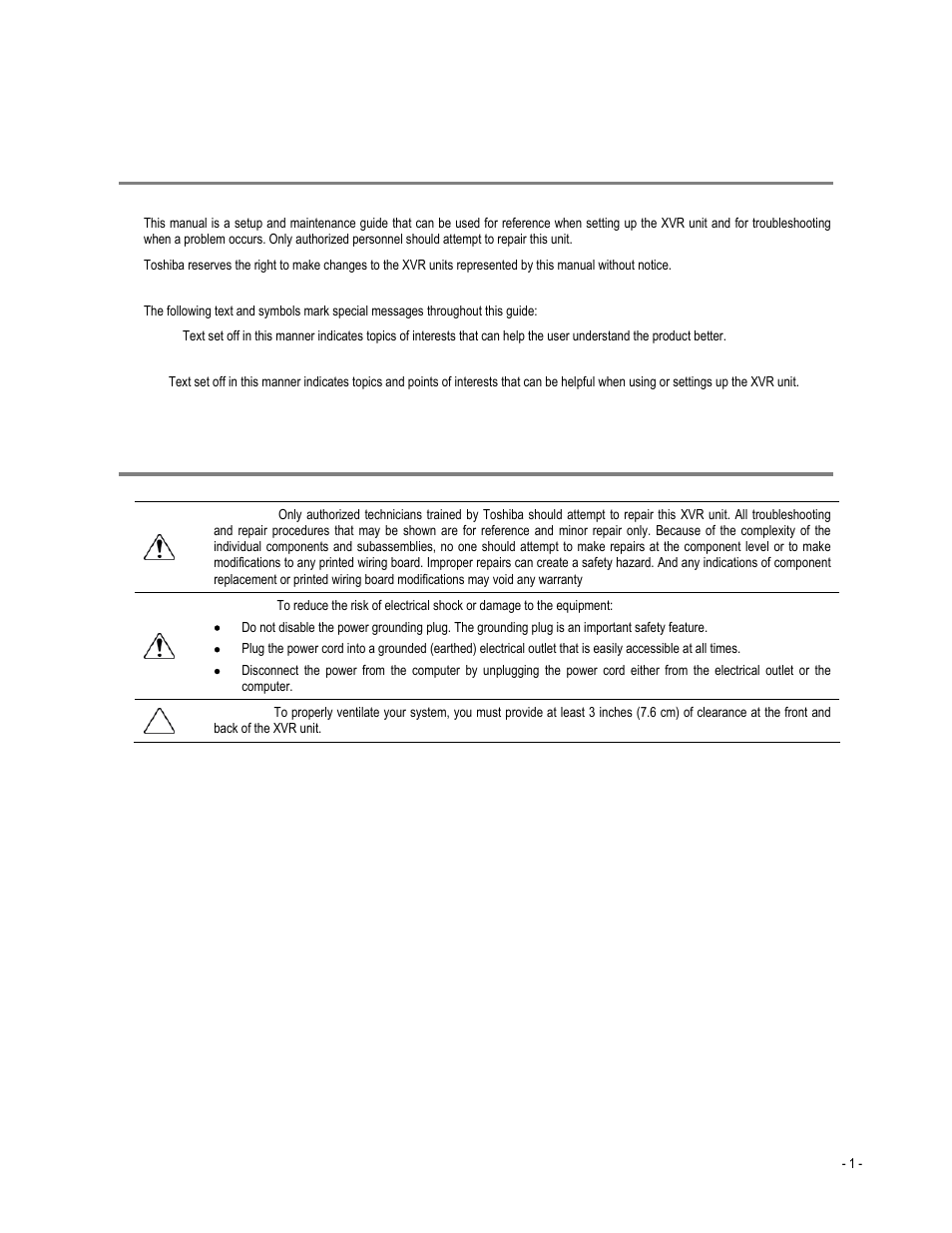 Preface, About this guide | Toshiba XVR4-120-X User Manual | Page 13 / 35