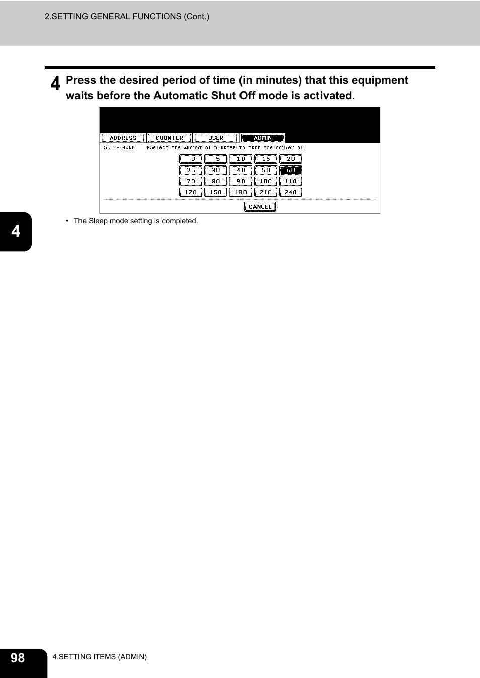 Toshiba TEC B 452 User Manual | Page 100 / 184