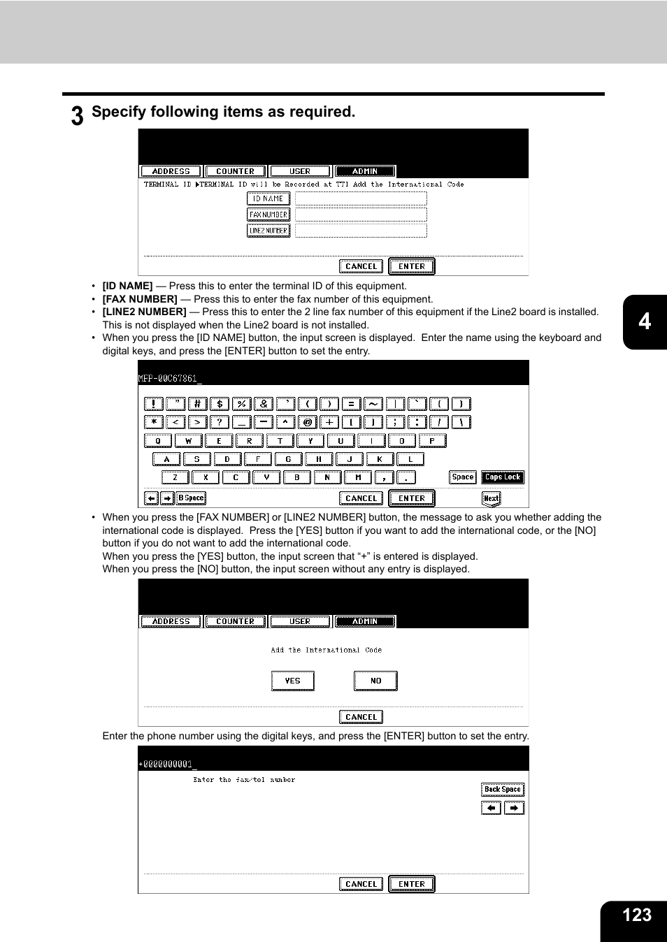 Toshiba TEC B 452 User Manual | Page 125 / 184