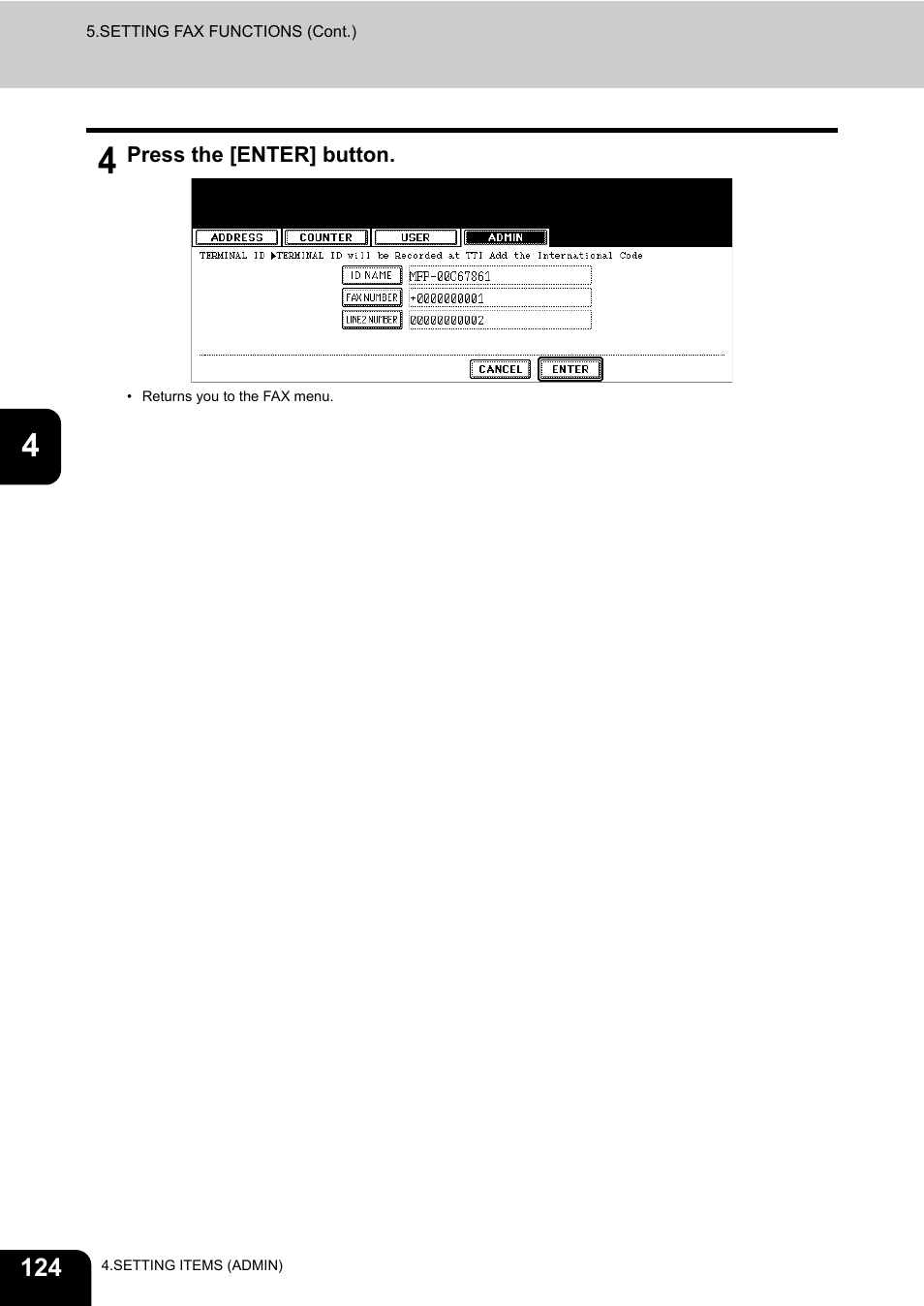 Toshiba TEC B 452 User Manual | Page 126 / 184