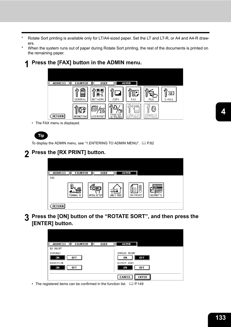 Toshiba TEC B 452 User Manual | Page 135 / 184