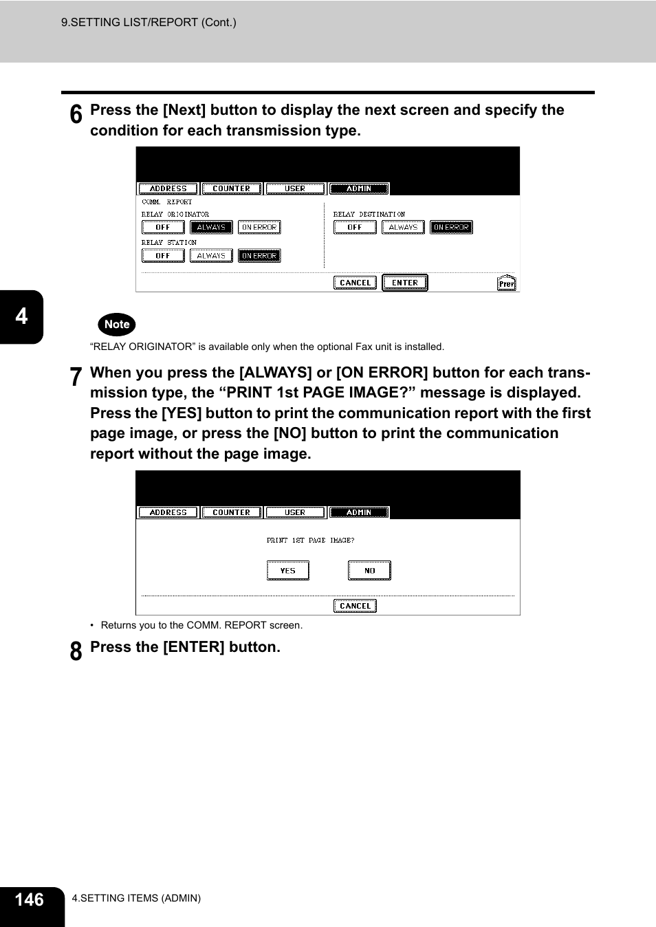 Toshiba TEC B 452 User Manual | Page 148 / 184