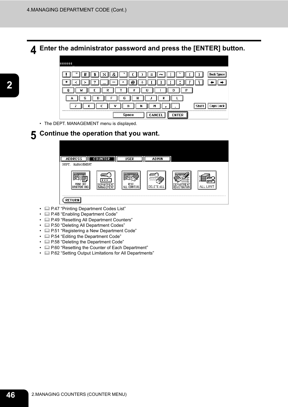 Toshiba TEC B 452 User Manual | Page 48 / 184