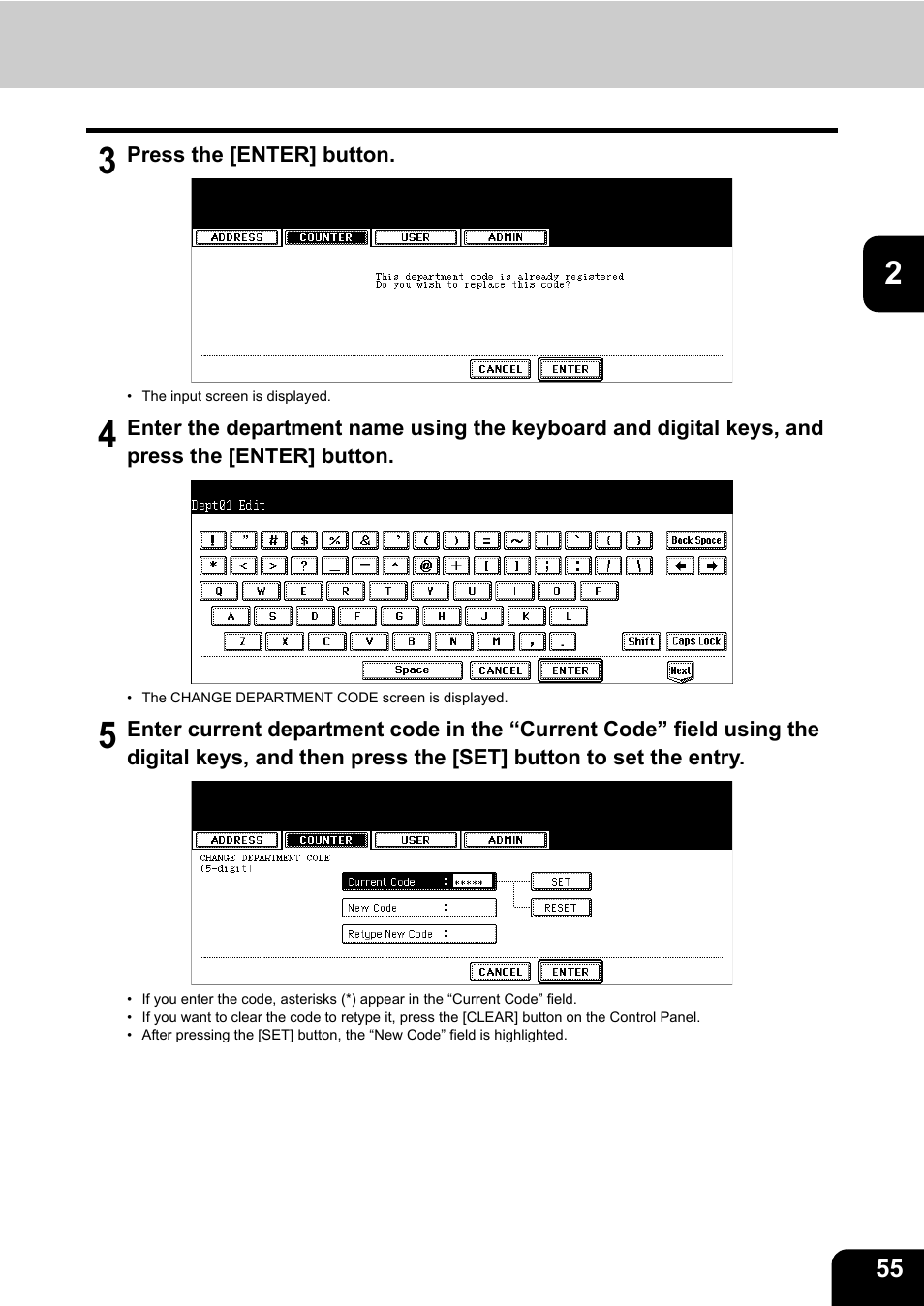 Toshiba TEC B 452 User Manual | Page 57 / 184