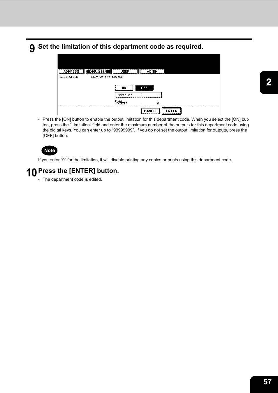 Toshiba TEC B 452 User Manual | Page 59 / 184