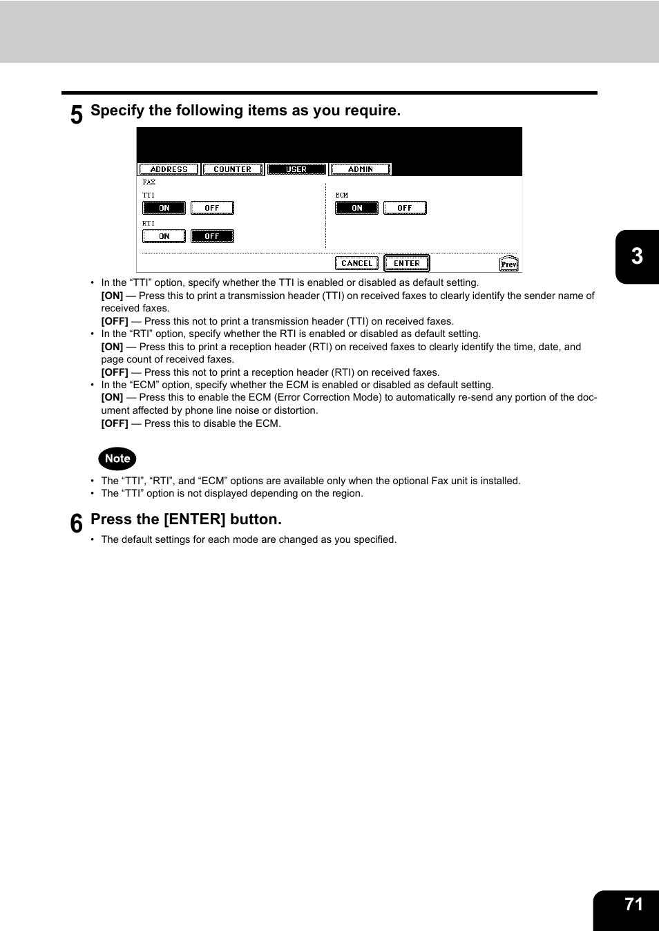 Toshiba TEC B 452 User Manual | Page 73 / 184