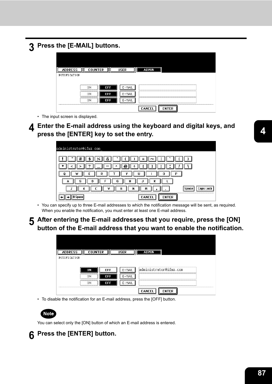 Toshiba TEC B 452 User Manual | Page 89 / 184