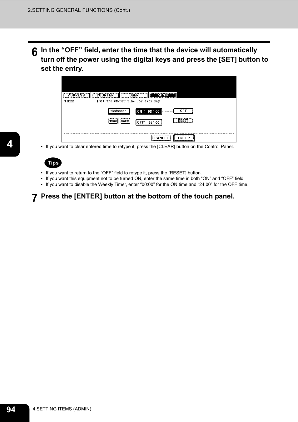 Toshiba TEC B 452 User Manual | Page 96 / 184