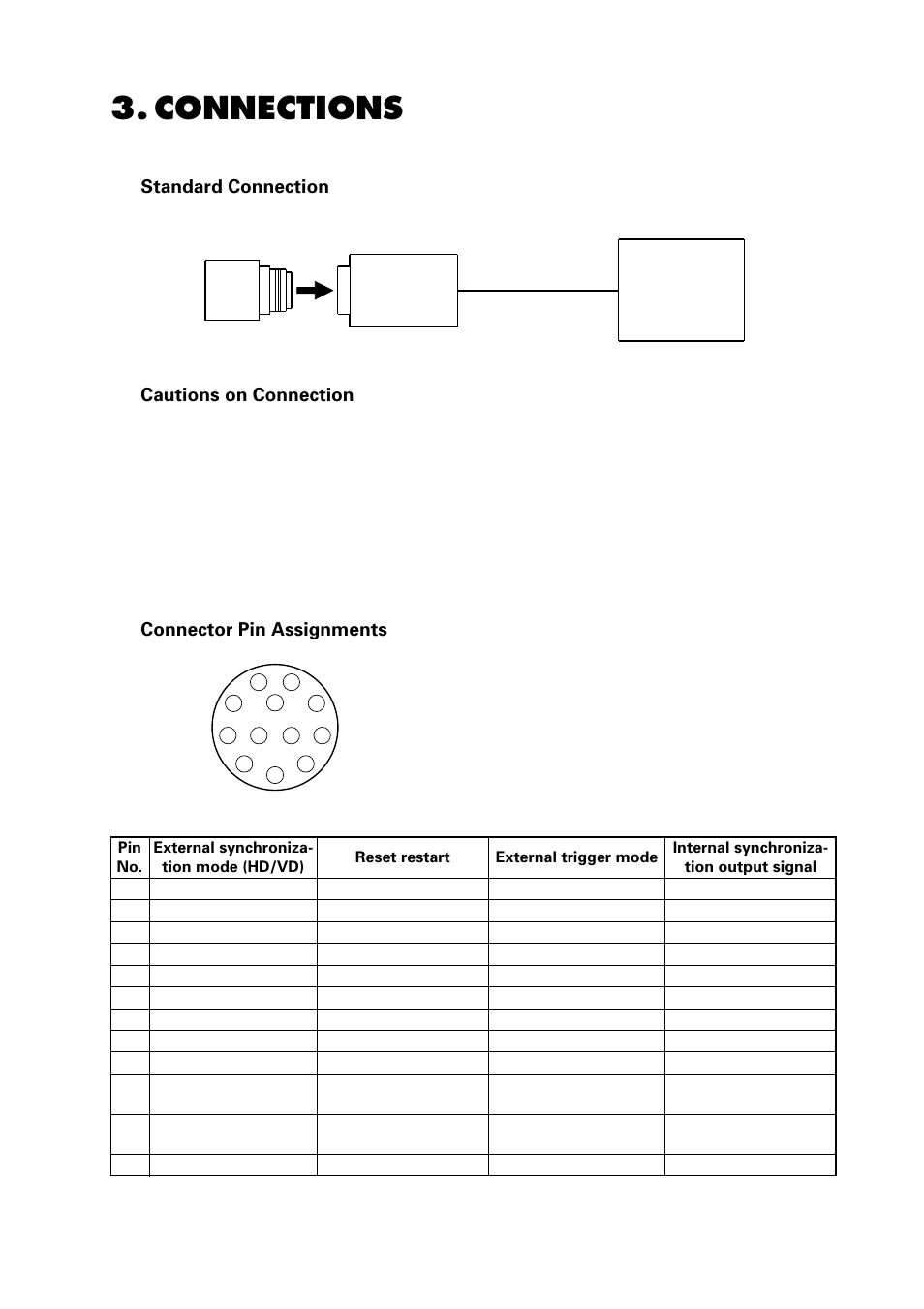 Connections | Toshiba IK-52N User Manual | Page 6 / 22