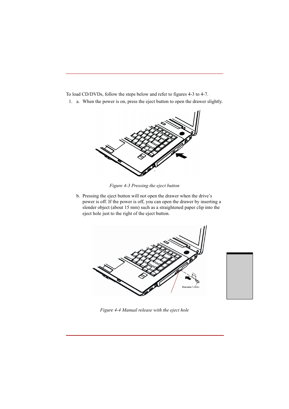 Loading discs, Loading discs -13 | Toshiba A210 User Manual | Page 113 / 276